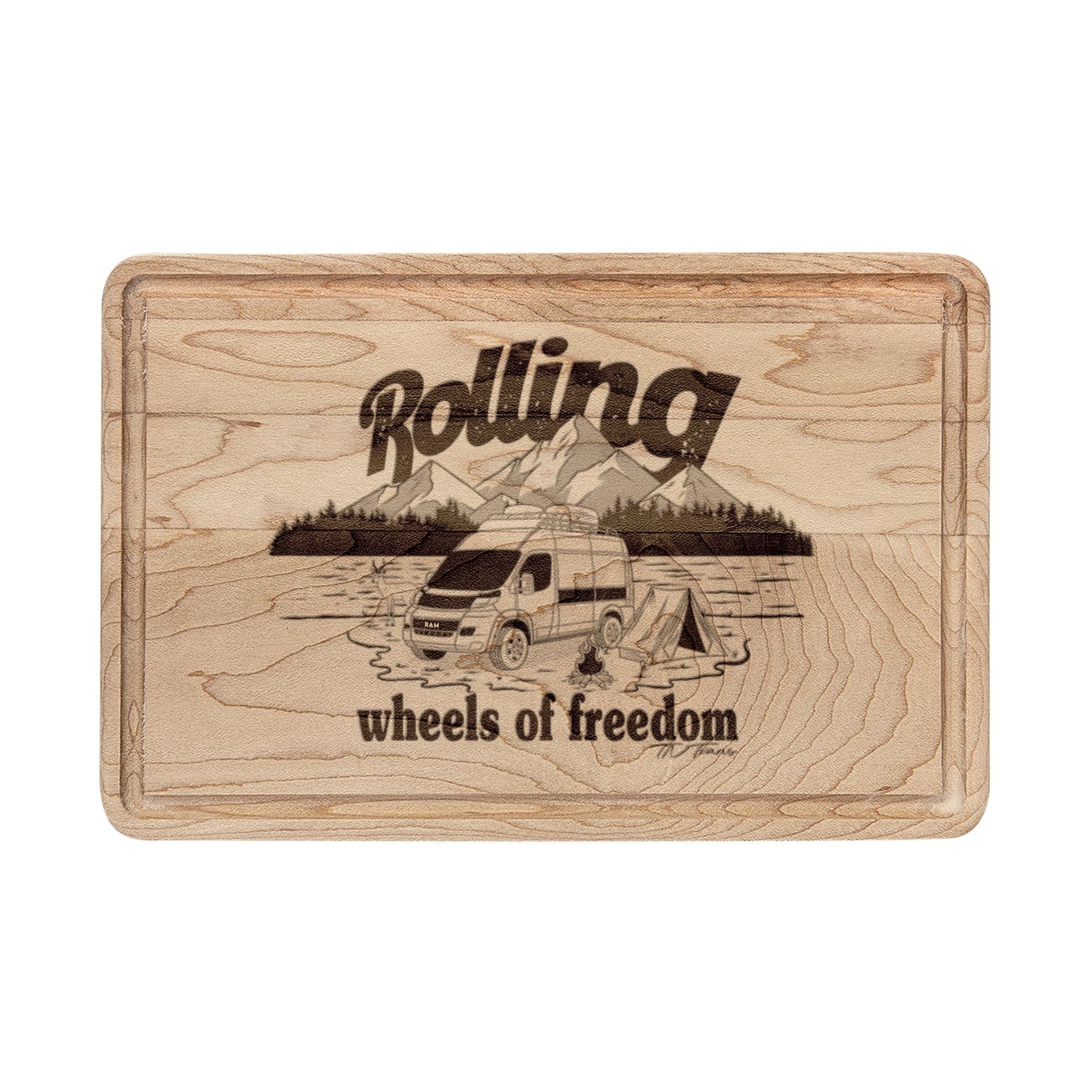 Wooden Cutting Board (Engraving)