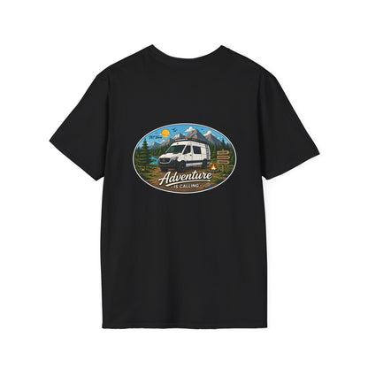 Mercedes Sprinter Merchandise Adventure is Calling Unisex Softstyle T-Shirt