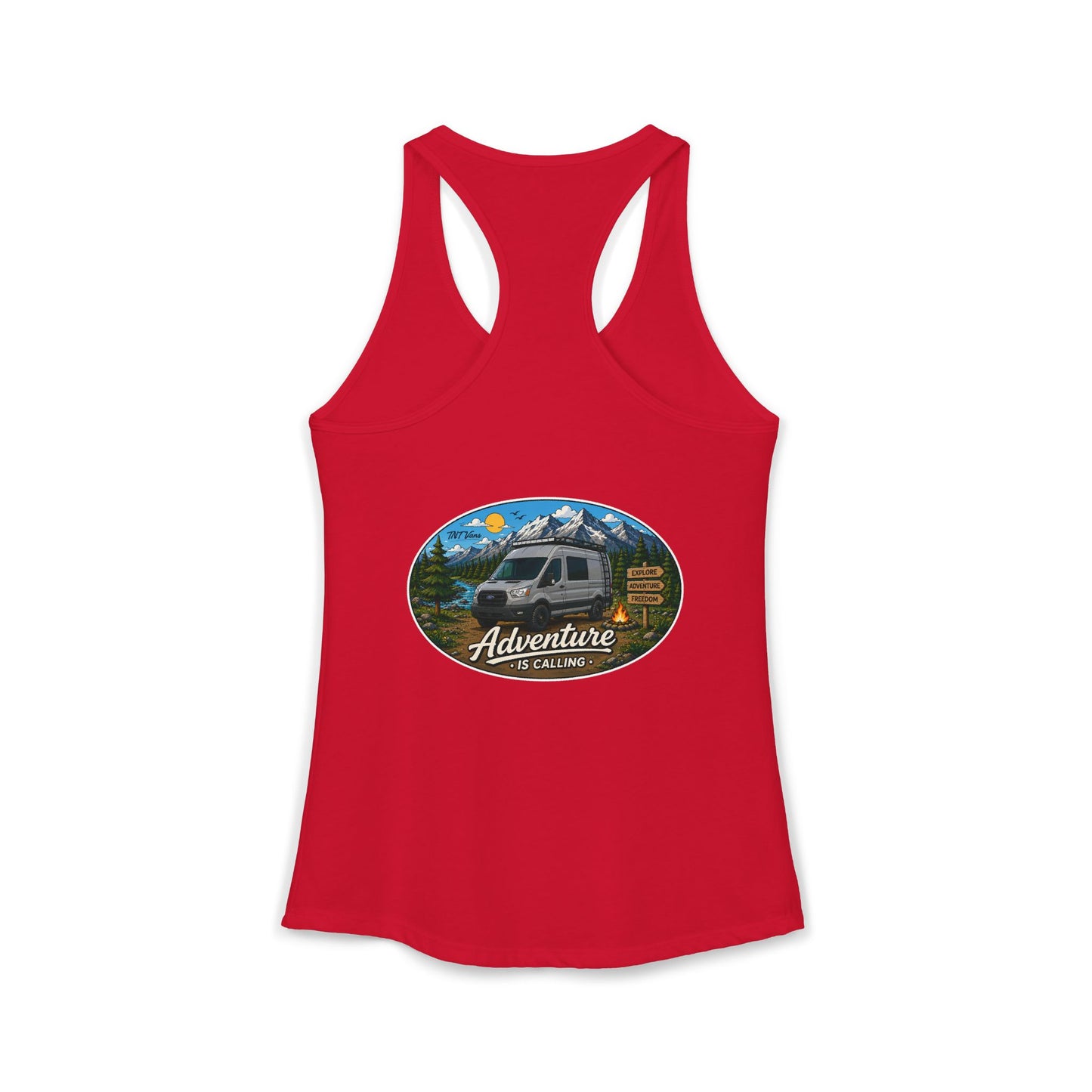Ford Transit Merchandise Adventure is Calling Women's Ideal Racerback Tank