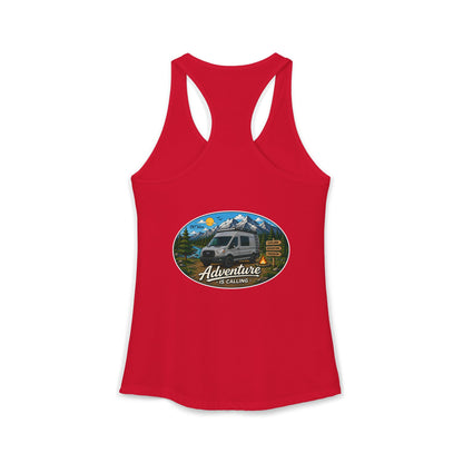 Ford Transit Merchandise Adventure is Calling Women's Ideal Racerback Tank