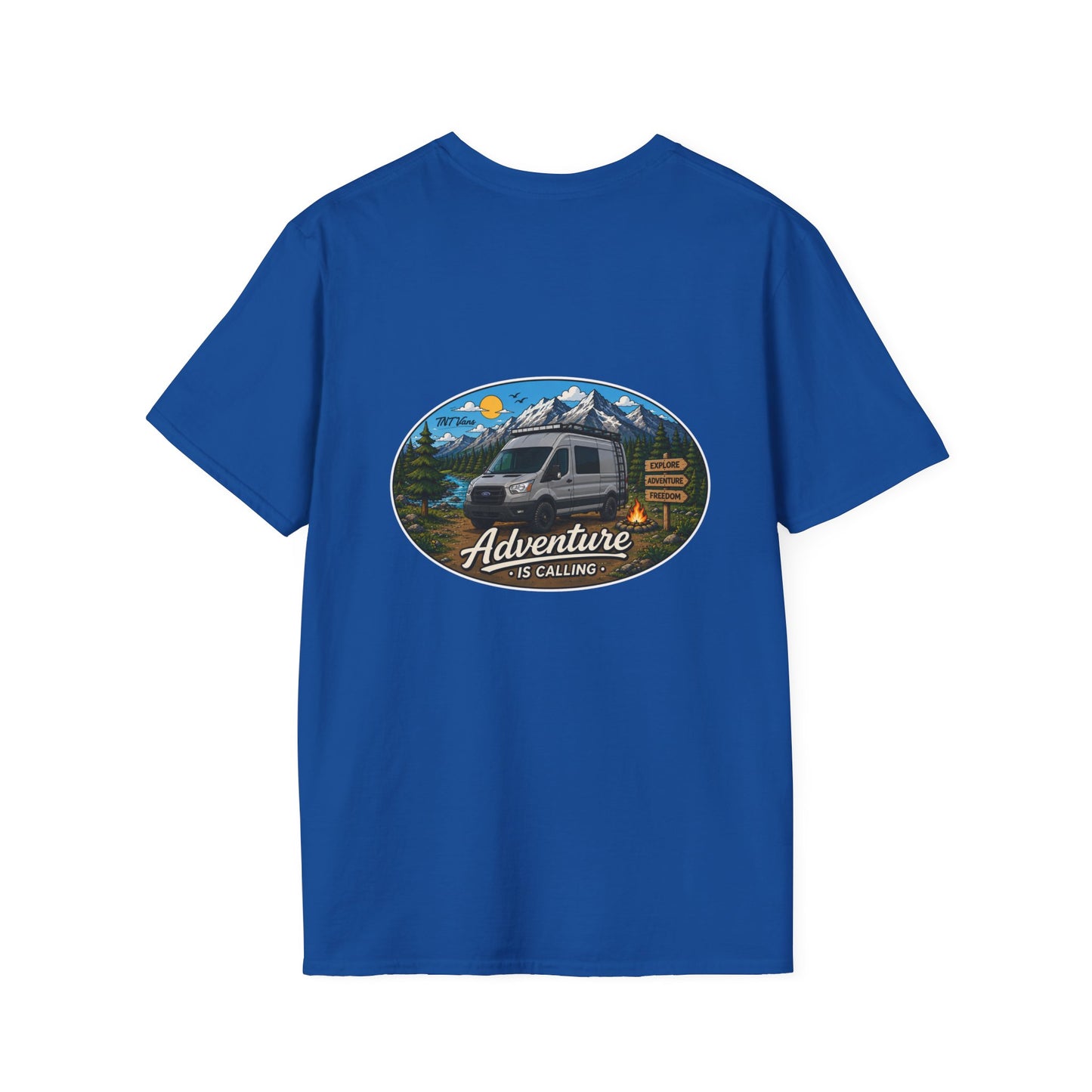 Ford Transit Merchandise Adventure is Calling Unisex Softstyle T-Shirt