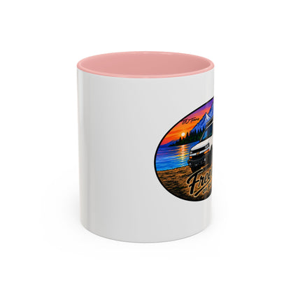 Chevy Express Freedom on Four Wheels Accent Coffee Mug (11, 15oz)