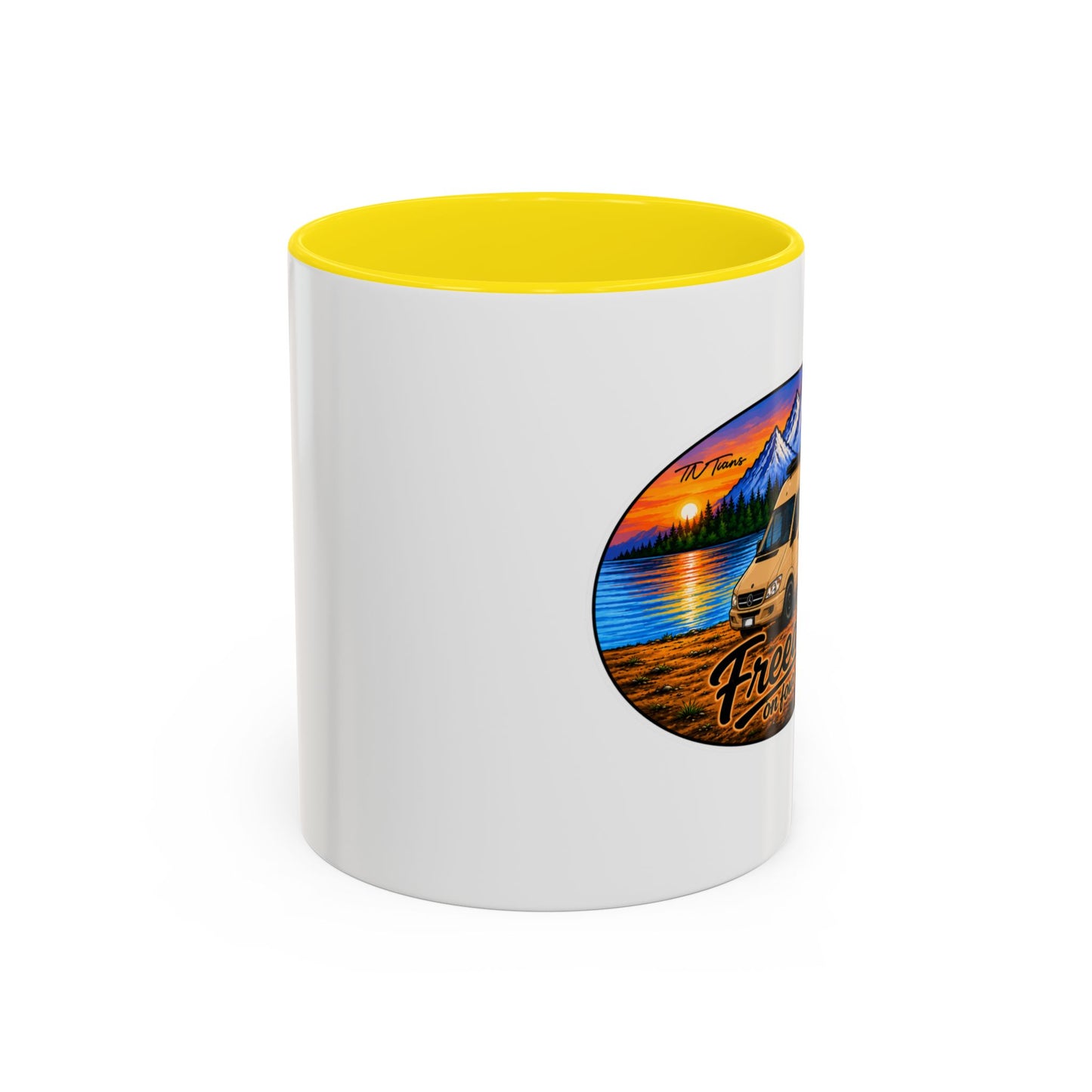 Sprinter T1N Freedom on Four Wheels Accent Coffee Mug (11, 15oz)