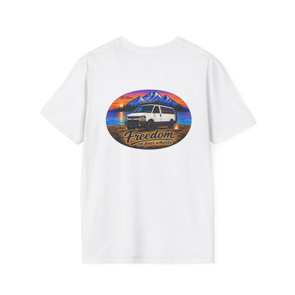 Chevy Express Van T-Shirt Freedom on Four Wheels