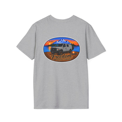 Ford Econoline Freedom on Four Wheels Unisex Softstyle T-Shirt