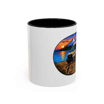 Ford Transit Freedom on Four Wheels Accent Coffee Mug (11, 15oz)