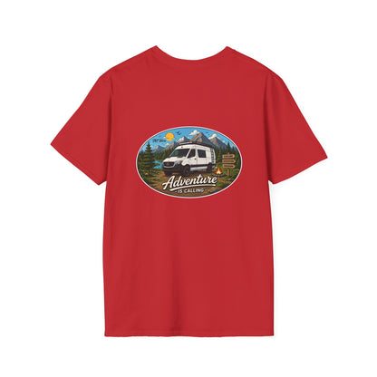 Mercedes Sprinter Merchandise Adventure is Calling Unisex Softstyle T-Shirt