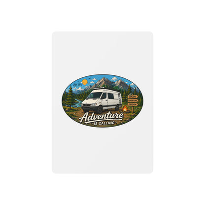 Sprinter T1N Merchandise Adventure is Calling Poker Playing Cards