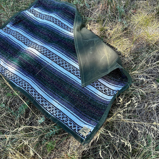 Handmade Canvas Picnic Blanket | Ground Cloth | Made in the USA