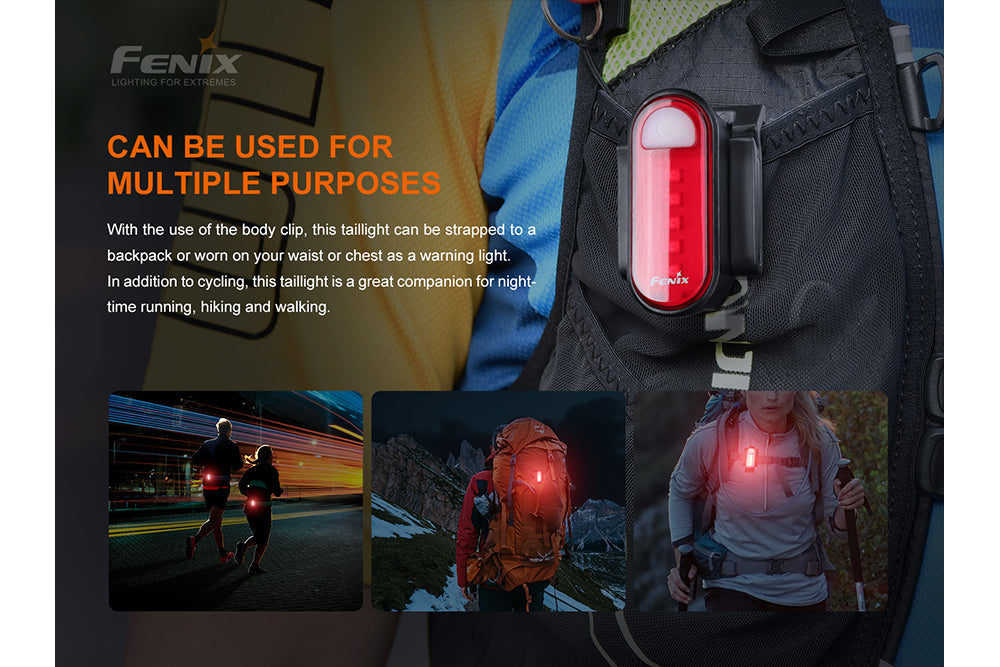 Fenix BC05R V2.0 Rechargeable Bicycle Tail Light