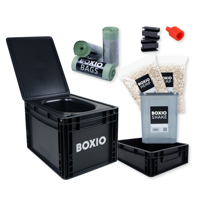 BOXIO - TOILET MAX+| Composting toilet starter kit