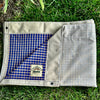 Extra Large Waxed Canvas and 100% Pendleton Wool Lined Bushcraft Ground Cloth