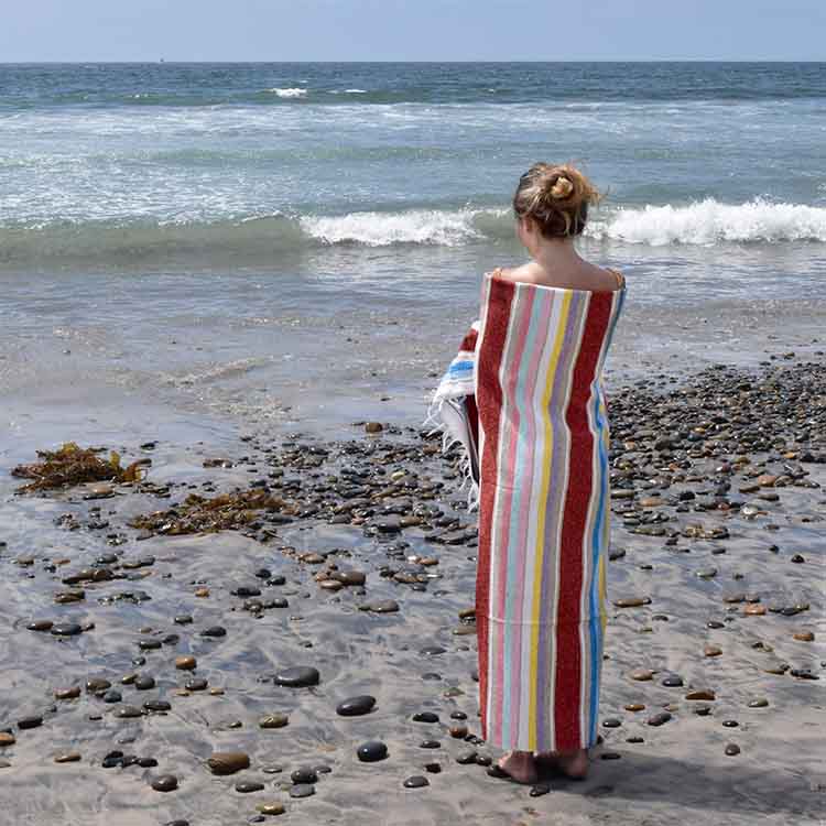 100% Cotton Red Serape Blanket