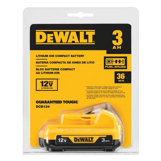 DEWALT DCB124 12V MAX* 3.0Ah Lithium Ion Battery