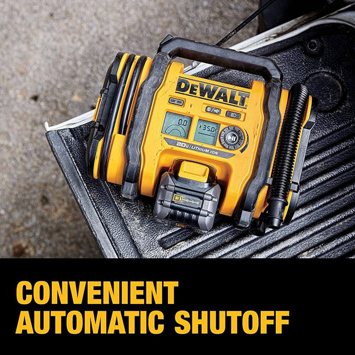 DEWALT DCC020IB 20V MAX* High-Pressure Corded/Cordless Air Inflator (Tool Only)