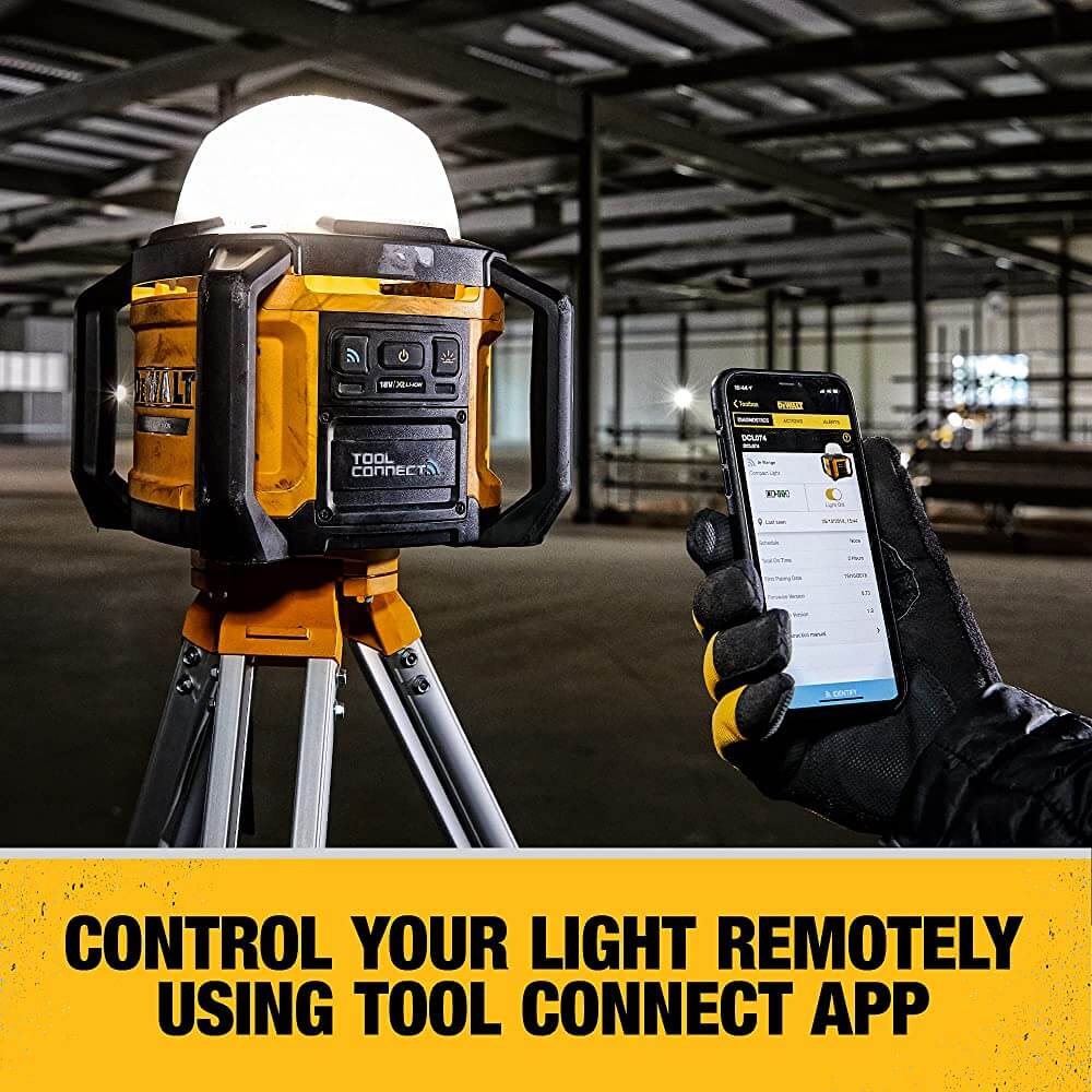 DEWALT DCL074 Tool Connect™ 20V MAX* All-Purpose Cordless Work Light (Tool Only)