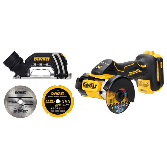 DEWALT DCS438B 20V MAX* XR® Brushless Cordless 3 in Cut-Off Tool (Tool Only)