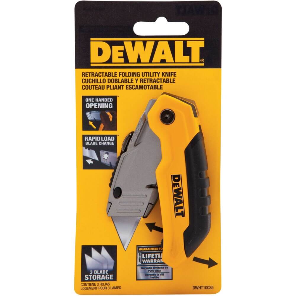 DEWALT DWHT10035 Folding Retractable Utility Knife