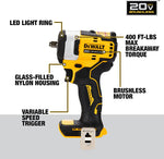 DEWALT DCF913B 20V MAX* 3/8 in. Cordless Impact Wrench with Hog Ring Anvil (Tool Only)