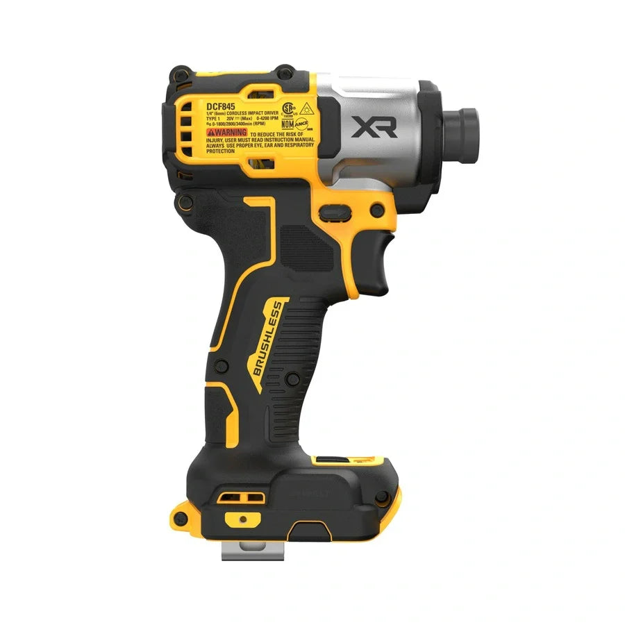 DEWALT DCF845B 20V MAX* XR® 3-Speed Impact 1/4 in. Driver (Tool Only)