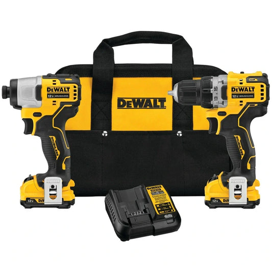 DEWALT DCK221F2 XTREME 12V MAX* Brushless Cordless Drill & Impact Driver Kit