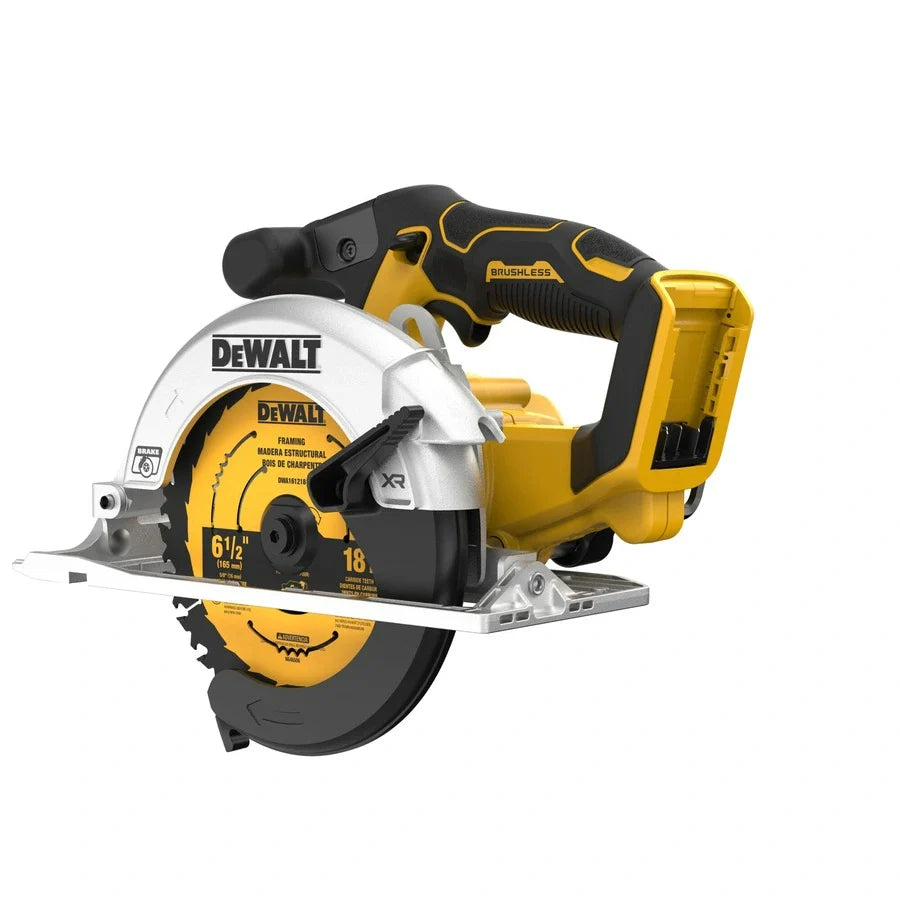 DEWALT DCS565B 20V MAX* XR® 6-1/2 in. Brushless Cordless Circular Saw (Tool Only)