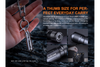 Fenix E02R LED Keychain Light - 200 Lumens