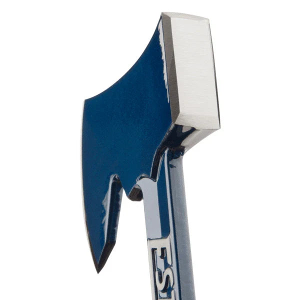 Estwing E6-25A 14" Blue Camper's Axe With Tent Stake Puller