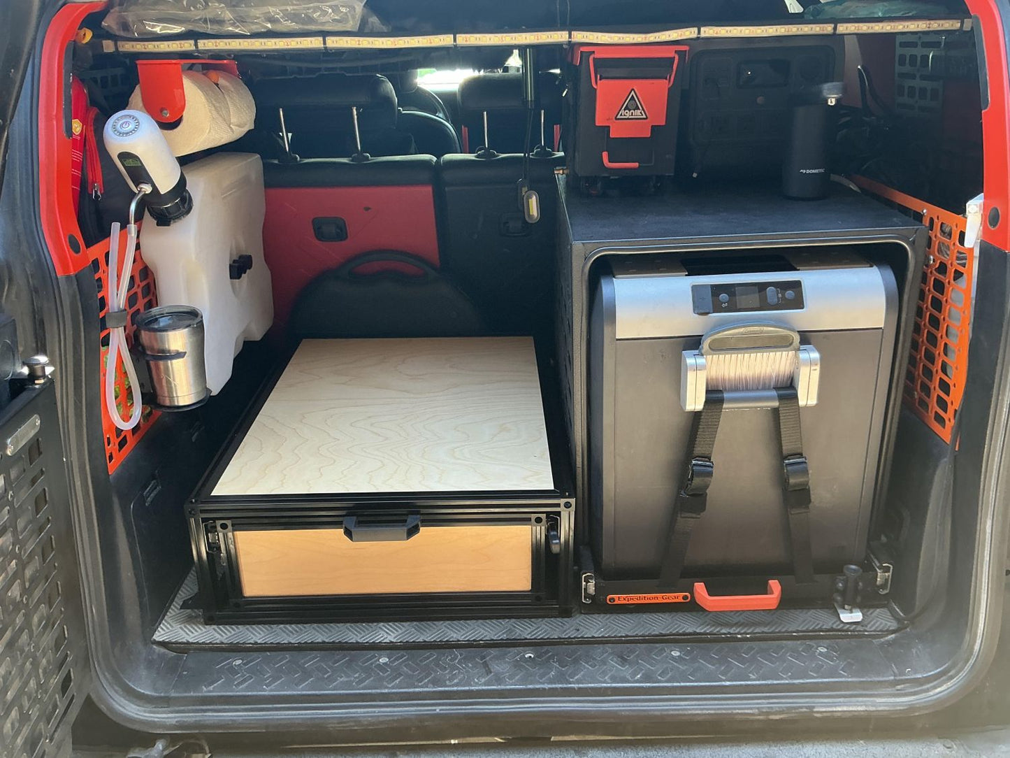 Toyota FJ Cruiser Rear Cargo Storage Drawer DIY Kit