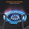 260,000 BTU High Pressure Double Propane Burner - Heavy Duty Cookware