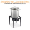 130,000 BTU High Pressure Single Propane Burner Perfect for Home Brewing, Turkey Fry, Maple Syrup Prep