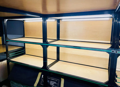 campervan lighting system overlanding vanlife shelf