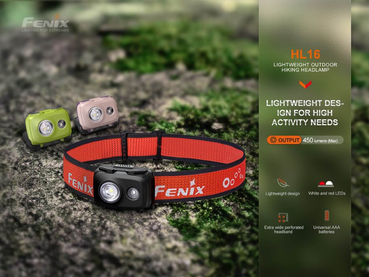 Hiking Backpacking LED Headlamp | Lightweight Outdoor