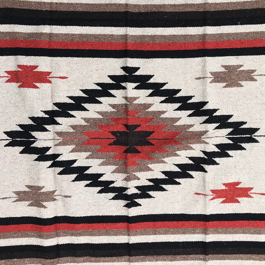 Tan Mexican Diamond Yoga Blanket