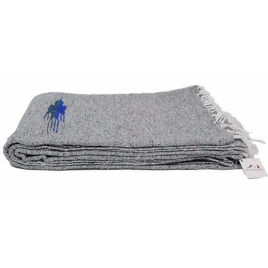 Heather Grey Baja Thunderbird Blanket