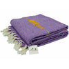 Violet Thunderbird Baja Yoga Blanket