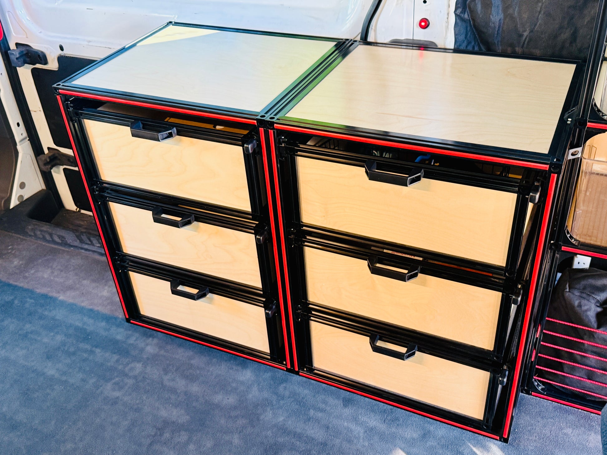 Campervan Dresser Drawer Storage | Chest of 3 Drawers