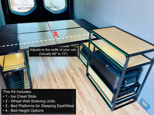 Chevy Express 135 | GMC Savana - Camper Van Conversion DIY Kit 1