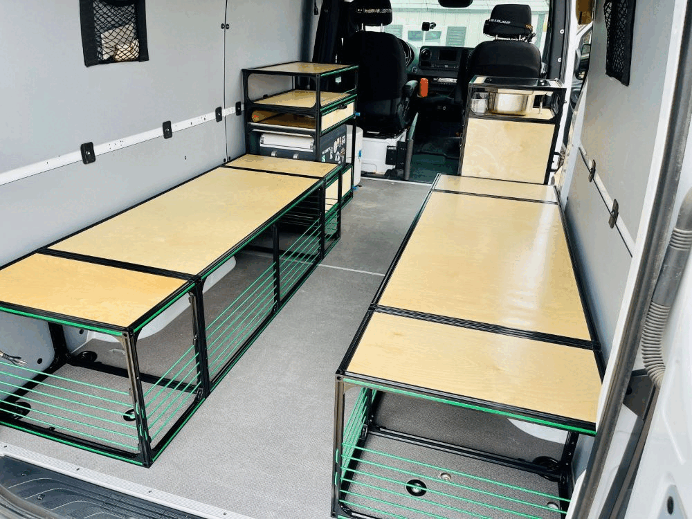 DIY Camper Van Conversion Kits | Easy Modular Install | TNTvans