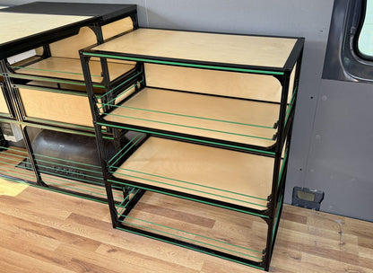 ford transit shelving inside mercedes sprinter van