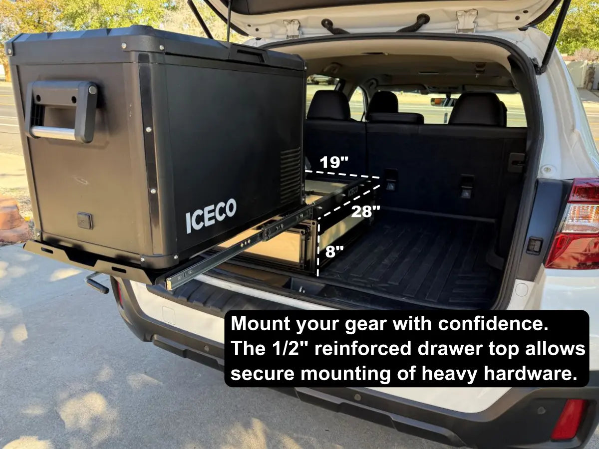Ford Excursion Rear Storage Ford Explorer Rear Cargo Storage Drawer DIY Kit – TNTvans