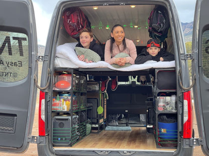 Van Wheel Well Shelving - Camper Van Conversion DIY Kit