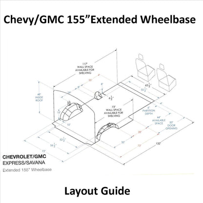 Chevy Express 155 | GMC Savana - Campervan Conversion DIY Kit