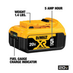 DEWALT DCB205-2CK 20V MAX* 5.0Ah Starter Kit With 2 Batteries