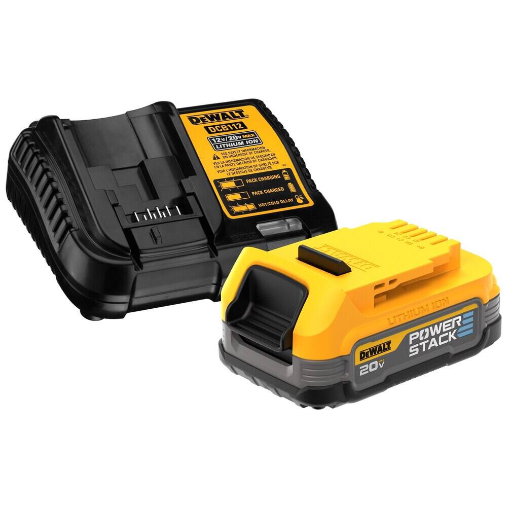 DEWALT DCBP034C 20V MAX* Starter Kit with POWERSTACK Compact Battery and Charger