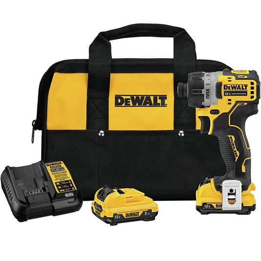 DEWALT DCF601F2 XTREME 12V MAX* Cordless Screwdriver, 1/4-Inch, 2-Ah Batteries