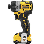 DEWALT DCF601F2 XTREME 12V MAX* Cordless Screwdriver, 1/4-Inch, 2-Ah Batteries