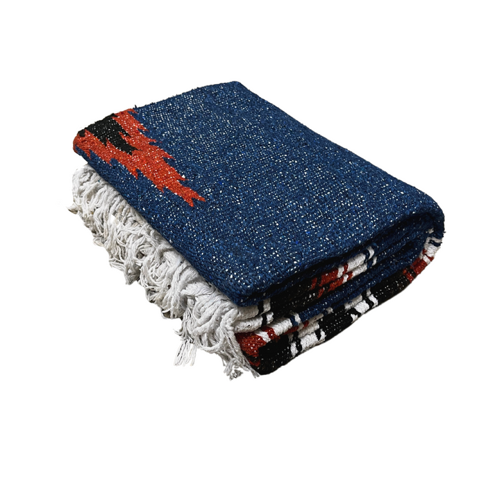 Harvest Moon Diamond Baja Blanket - Blue