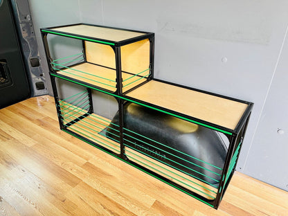 Van Wheel Well Shelving & Bench - Camper Van Conversion DIY Kit