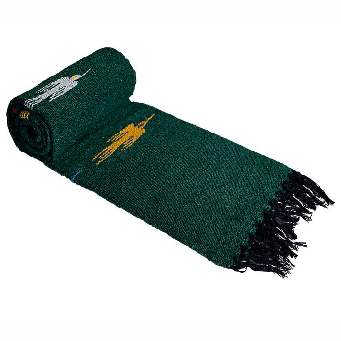 Dark Green Baja Thunderbird Blanket